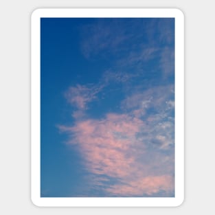 Blue Sky | Pink Clouds Photo Sticker